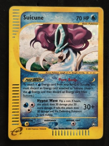 Suicune h25 h32 holo - h25/h32, english