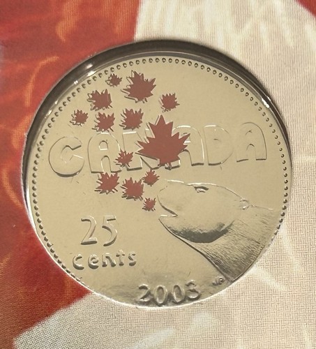 2003 canada cent coin - ,