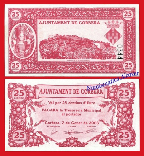 Billete corbera valencia - billete,