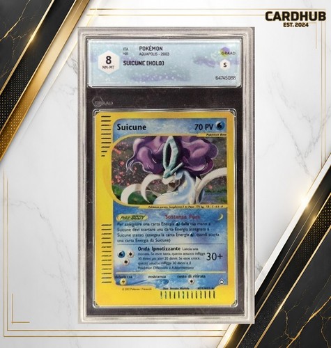 Carta pokemon suicune h25 - carta,