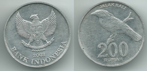 Indonesia 200 rupees 2003km - indonesia,