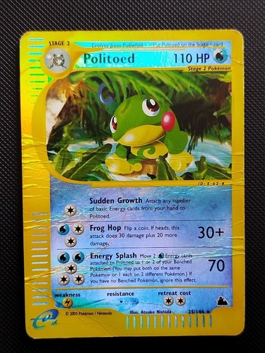 Politoed 144 2003 - (hp/dmg), 25/144