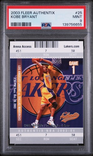 2003 fleer authentix kobe - 2003,
