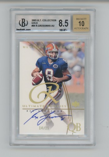 Rex grossman auto 25 2003 - auto, rc
