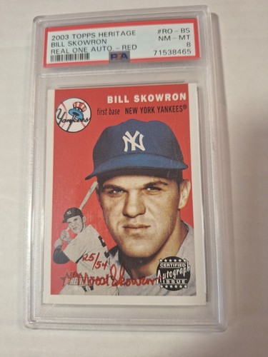 2003 topps heritage bill - topps,