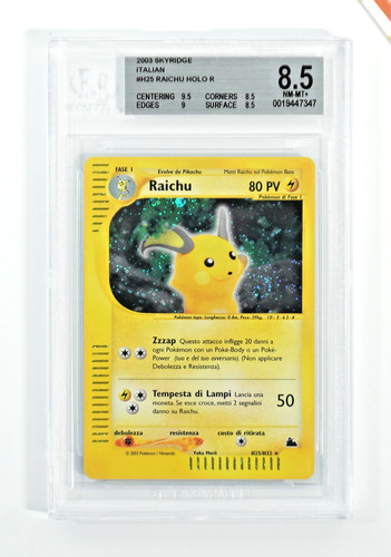 Pokemon bgs raichu h25 - bgs, #h25